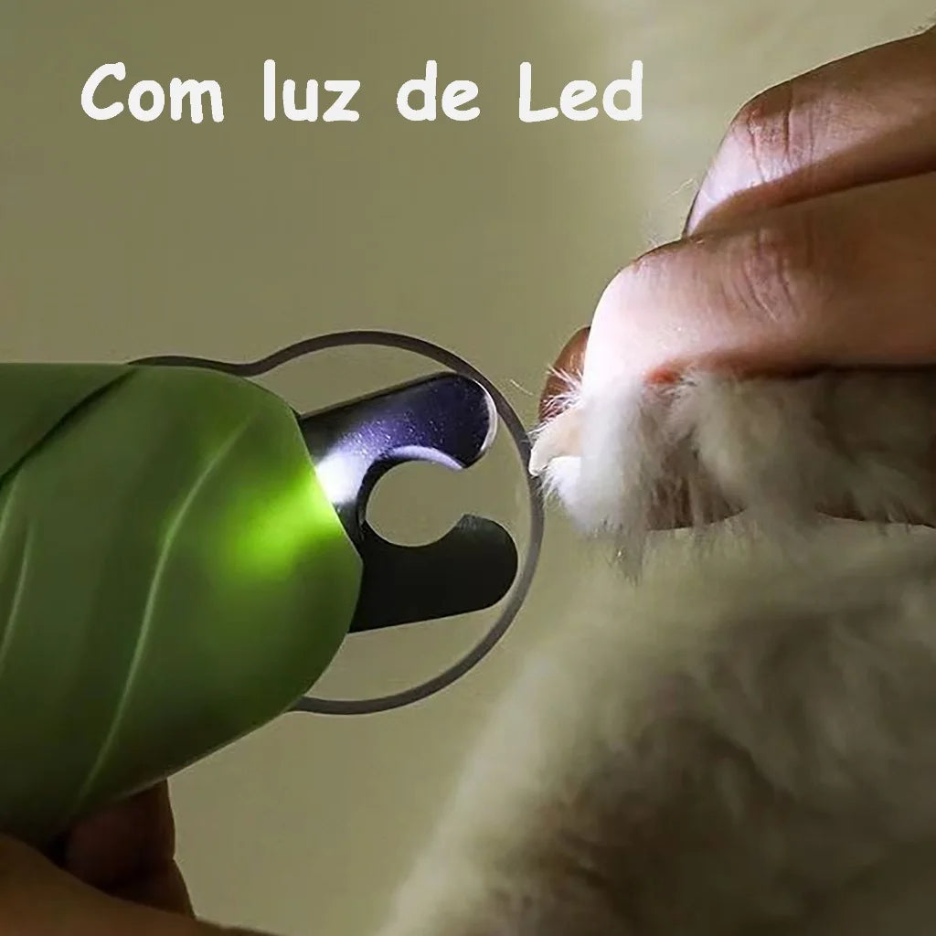 Cortador de Unhas com LED para Cães e Gatos