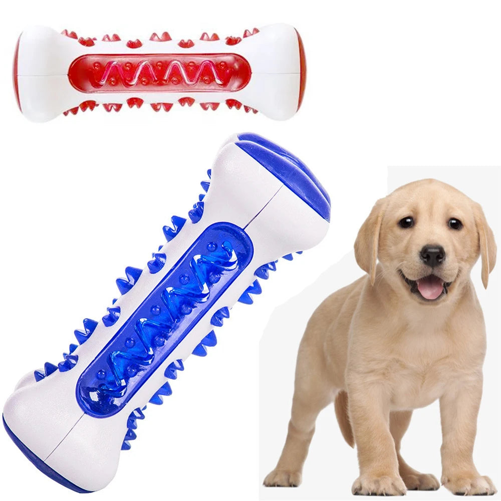 Brinquedo Mastigável Interativo para Pets Limpeza de Dentes e Antiestresse