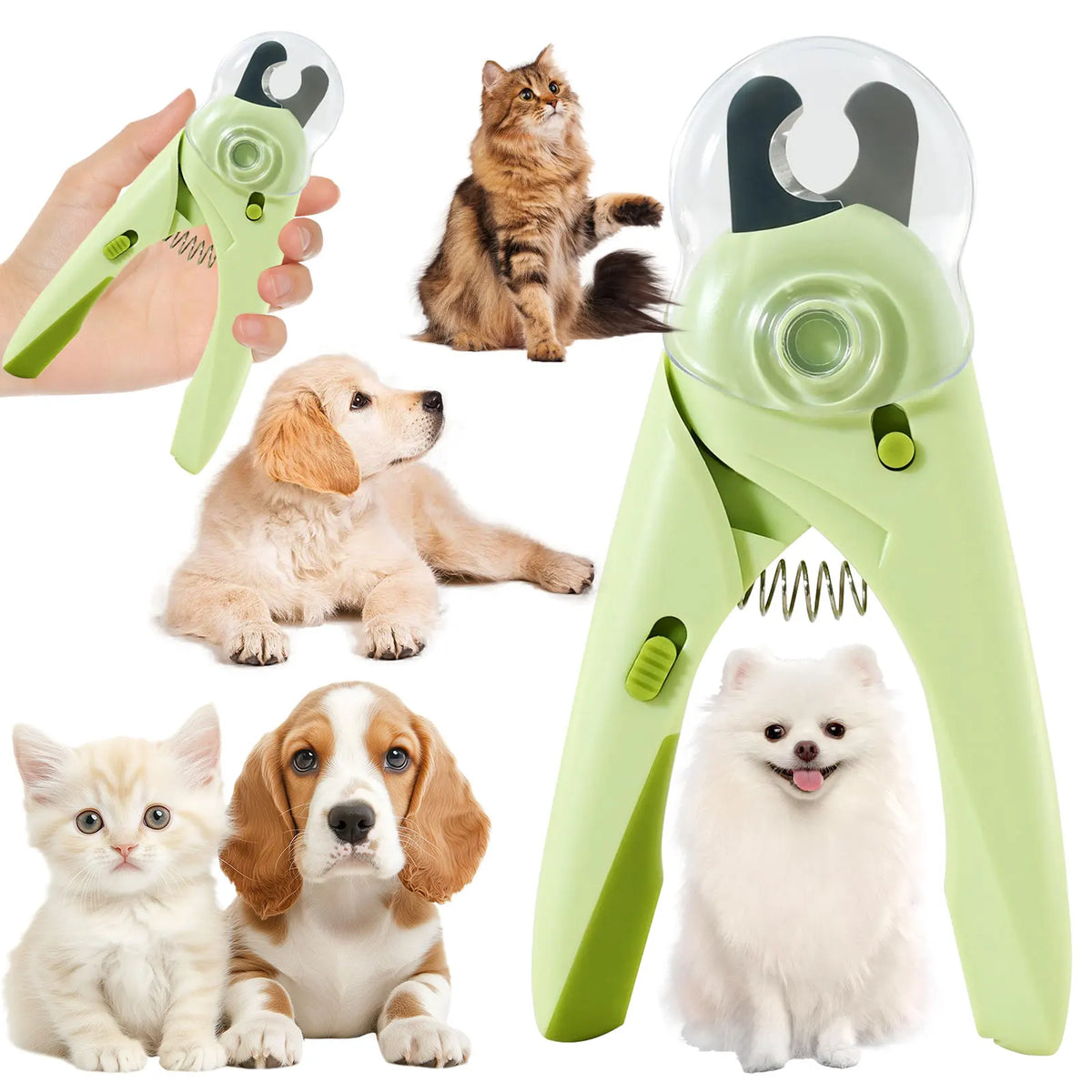 Cortador de Unhas com LED para Cães e Gatos