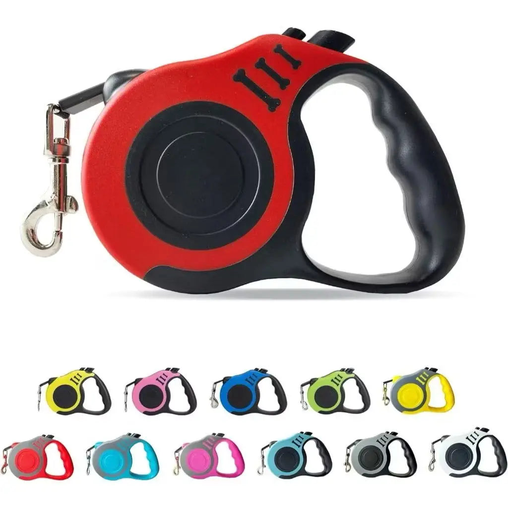 Guia Retrátil Automática de 5 Metros para Cães e Gatos