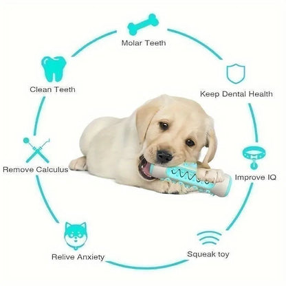 Brinquedo Mastigável Interativo para Pets Limpeza de Dentes e Antiestresse
