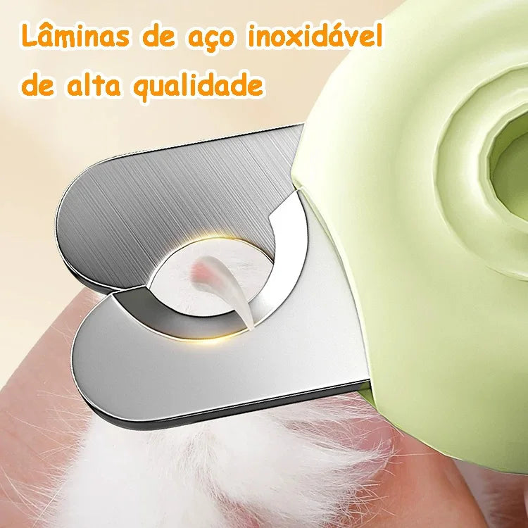 Cortador de Unhas com LED para Cães e Gatos
