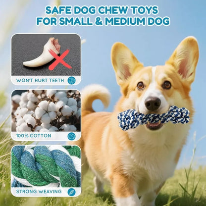 10 Toys Kit Puppy Anti-stress Pet Ranger Teeth Cub Teeth Cleaning Mouth